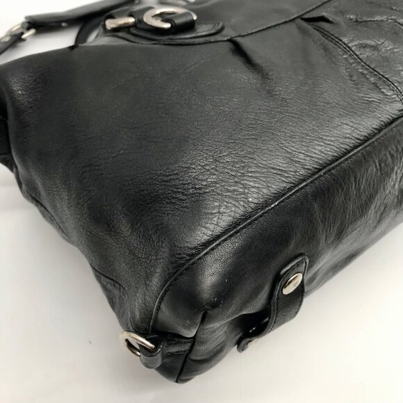 Coach Black Leather Ashley Convertible Tote Bag F15445 - Picture 8 of 11